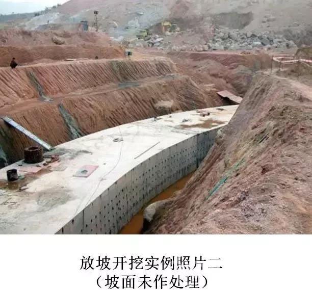白云放坡开挖及简易支护适用性